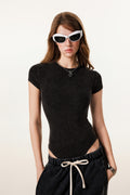 Rib Fitted Tee