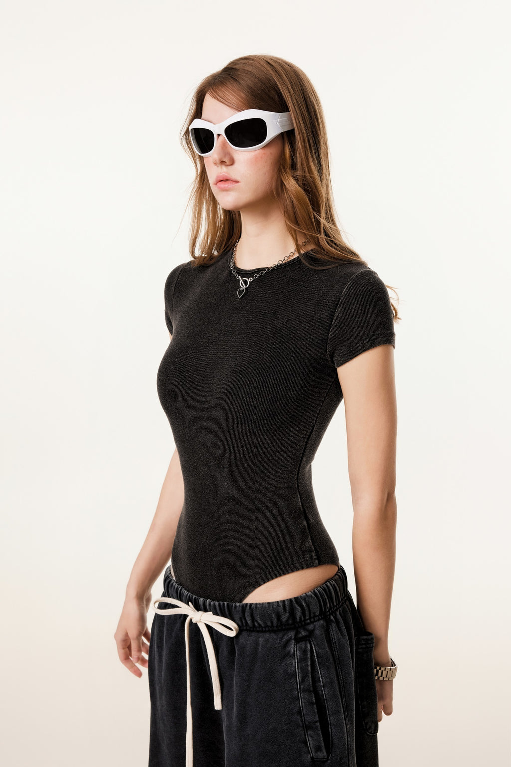 Rib Fitted Tee