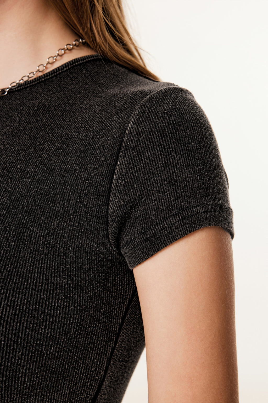 Rib Fitted Tee
