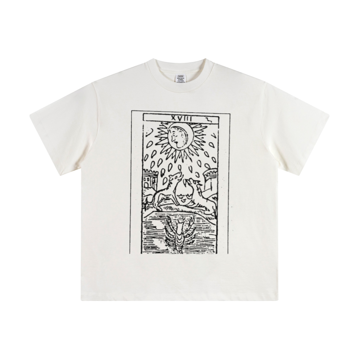 345GSM Women's Heavyweight T-shirt White