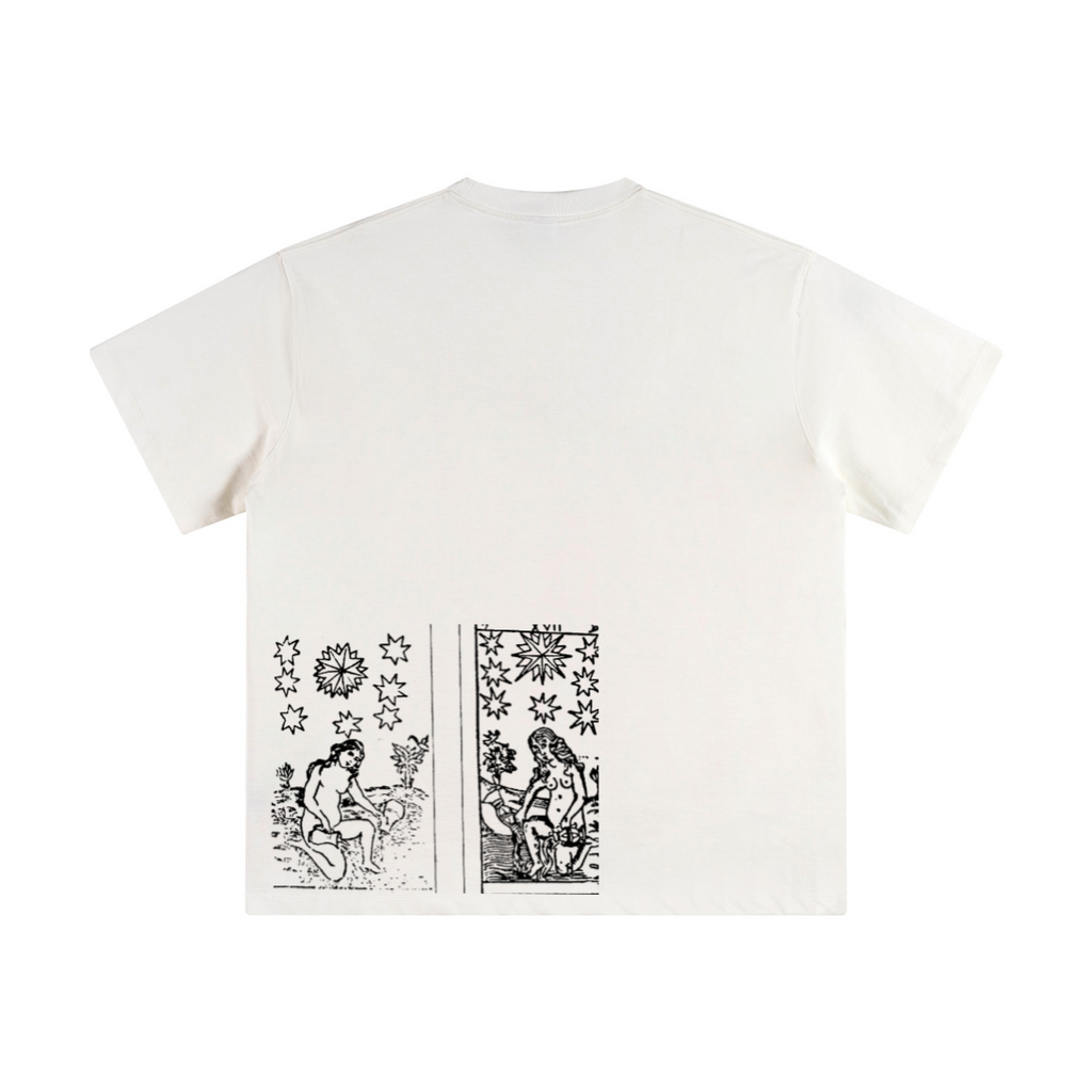 345GSM Women's Heavyweight T-shirt White